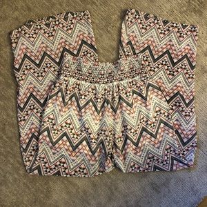 Fun geometric print pants